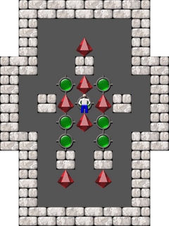 Уровень 49 — Brian Kents Sokoban2Ks Sokoban2K